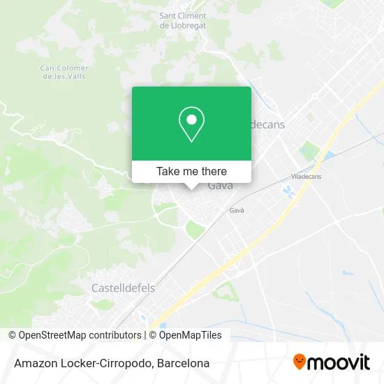 Amazon Locker-Cirropodo map