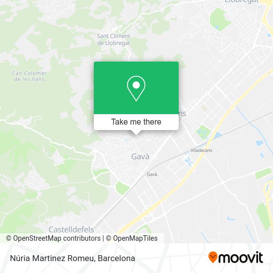 Núria Martinez Romeu map