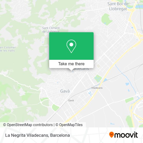 La Negrita Viladecans map