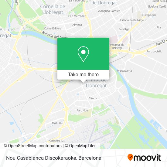 Nou Casablanca Discokaraoke map