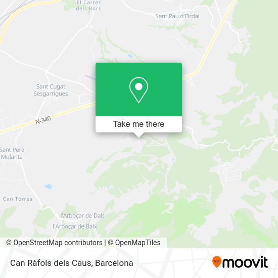 Can Ràfols dels Caus map