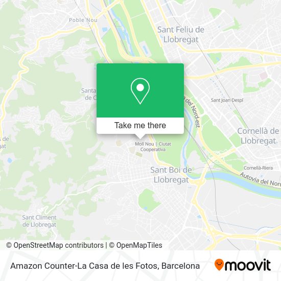 Amazon Counter-La Casa de les Fotos map