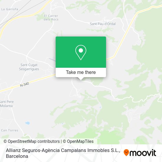 Allianz Seguros-Agència Campalans Immobles S.L. map