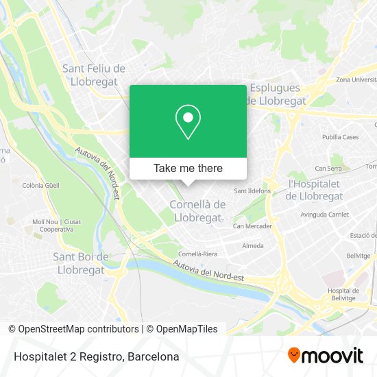 Hospitalet 2 Registro map