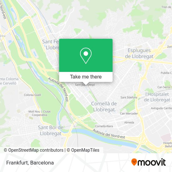 Frankfurt map