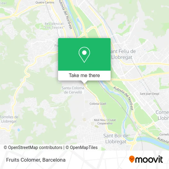 Fruits Colomer map