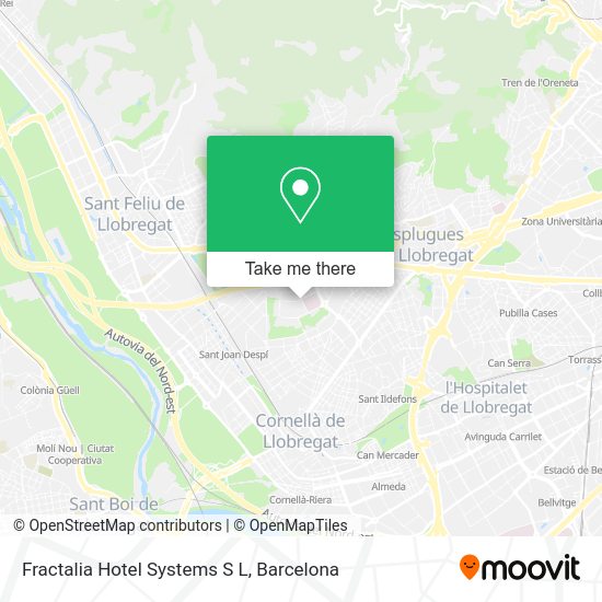 Fractalia Hotel Systems S L map