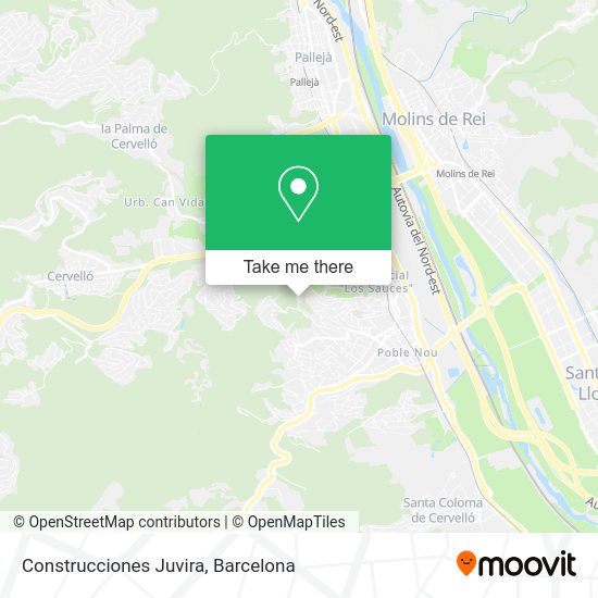 Construcciones Juvira map