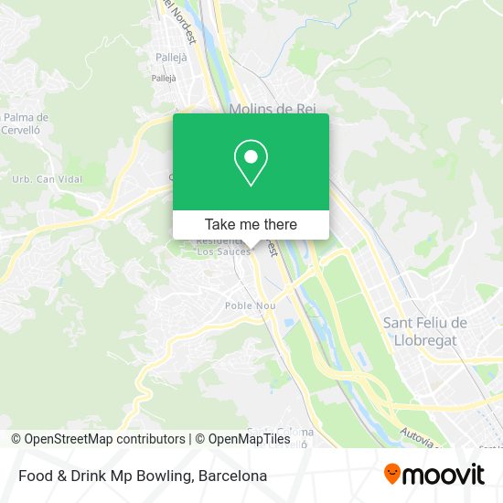 Food & Drink Mp Bowling map