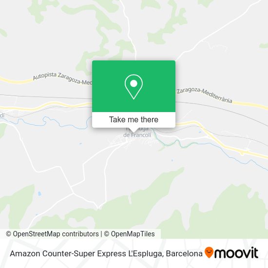 Amazon Counter-Super Express L'Espluga map