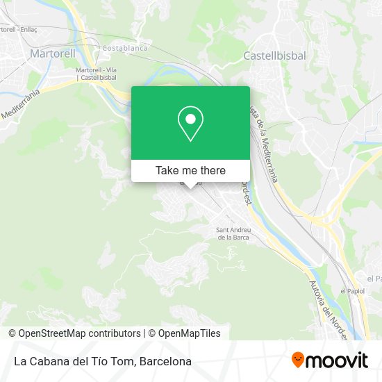 La Cabana del Tío Tom map
