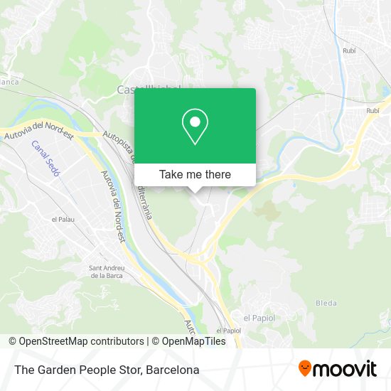 The Garden People Stor map