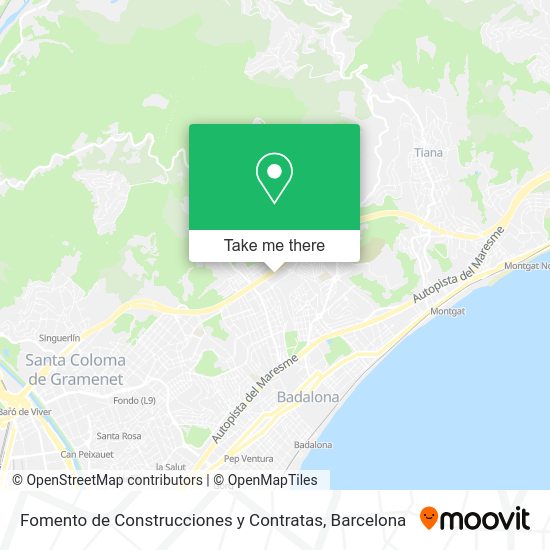Fomento de Construcciones y Contratas map