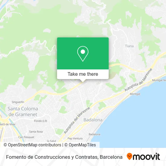 Fomento de Construcciones y Contratas map