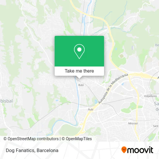 Dog Fanatics map