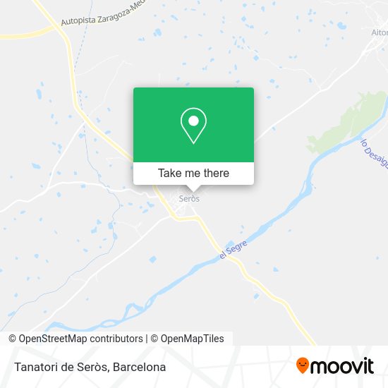 Tanatori de Seròs map