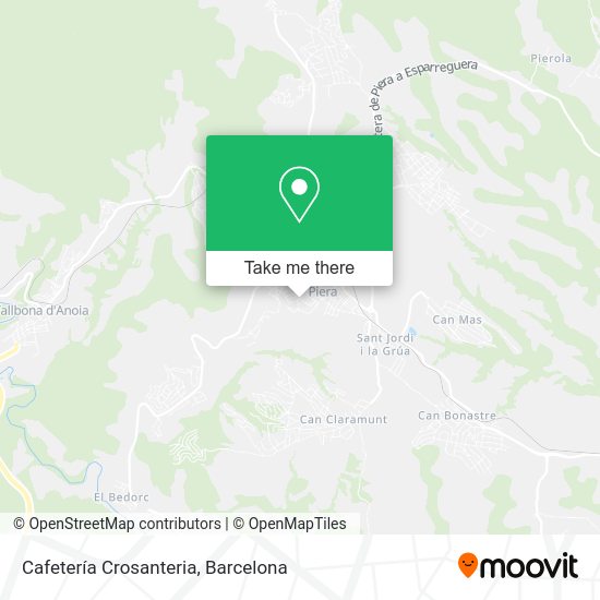 Cafetería Crosanteria map