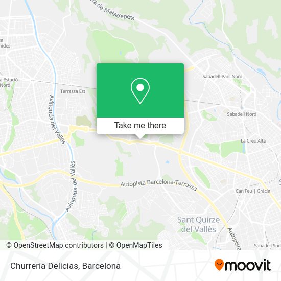 Churrería Delicias map