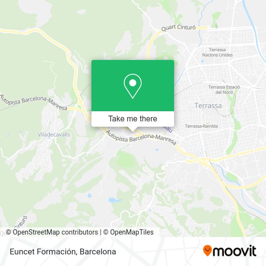 Euncet Formación map