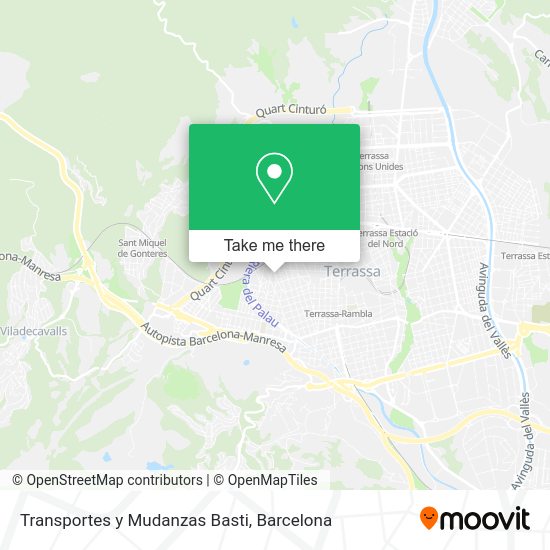 Transportes y Mudanzas Basti map