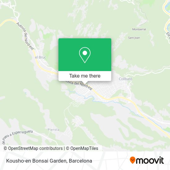Kousho-en Bonsai Garden map