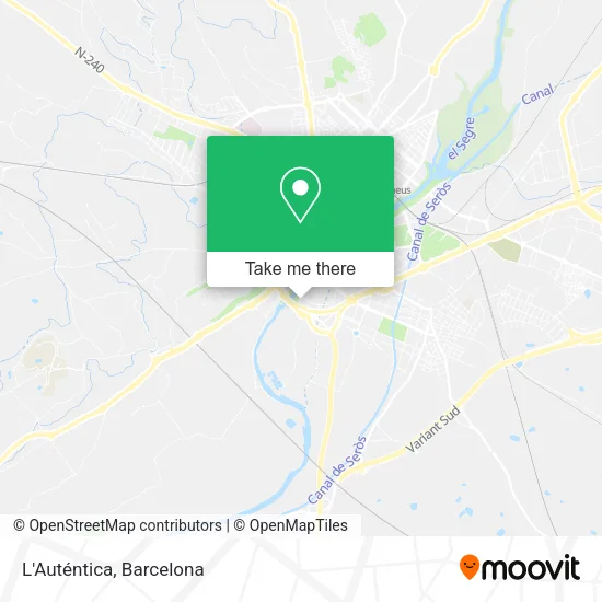 L'Auténtica map
