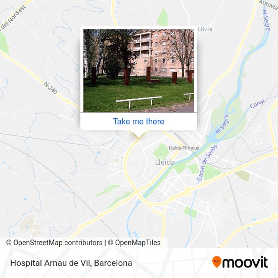 Hospital Arnau de Vil map