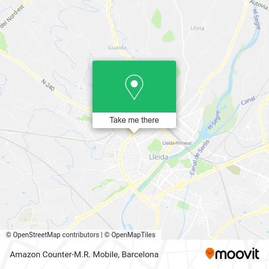 Amazon Counter-M.R. Mobile map