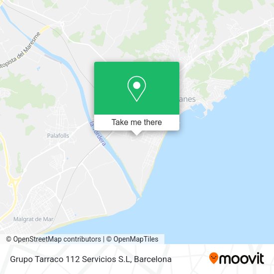 Grupo Tarraco 112 Servicios S.L map