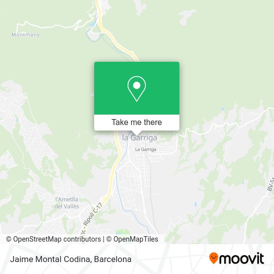 Jaime Montal Codina map