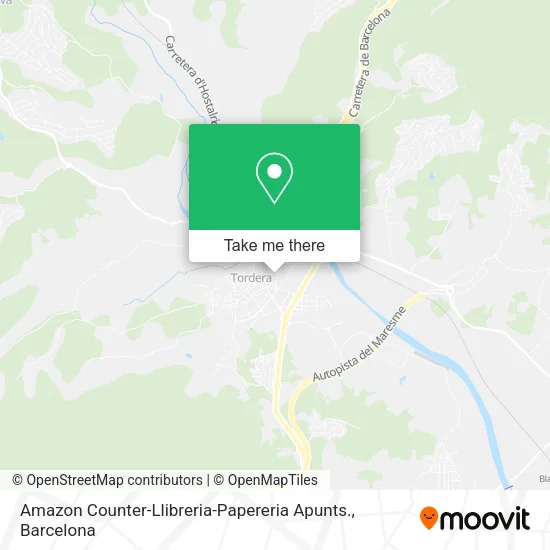 Amazon Counter-Llibreria-Papereria Apunts. map