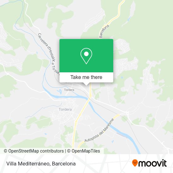 Villa Mediterráneo map