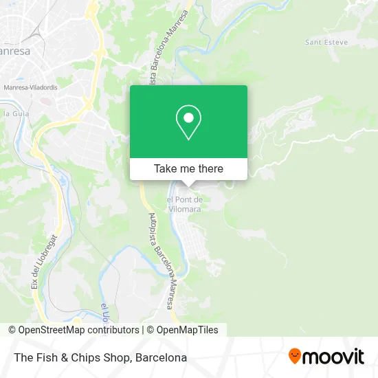 The Fish & Chips Shop map