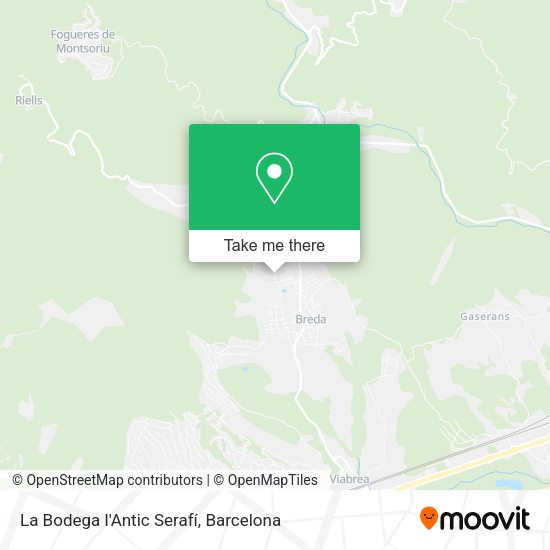 La Bodega l'Antic Serafí map