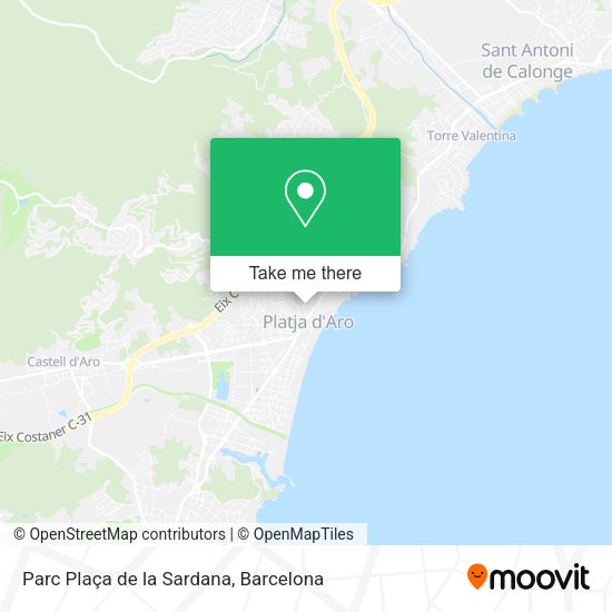 Parc Plaça de la Sardana map