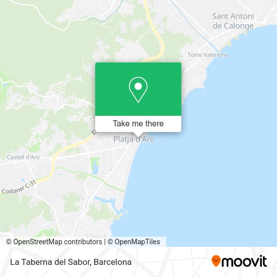 La Taberna del Sabor map