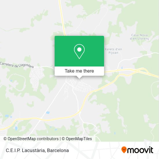 C.E.I.P. Lacustària map