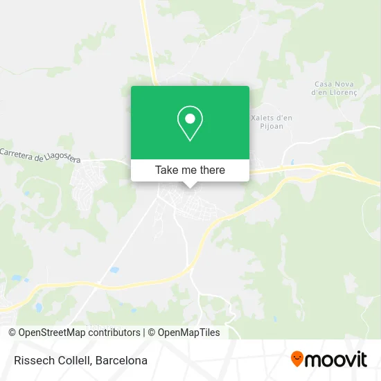 mapa Rissech Collell