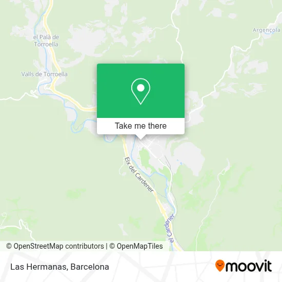 Las Hermanas map