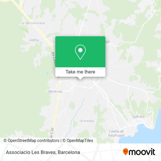 Associacio Les Braves map
