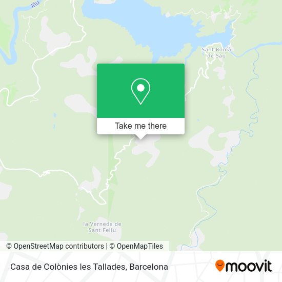 Casa de Colònies les Tallades map