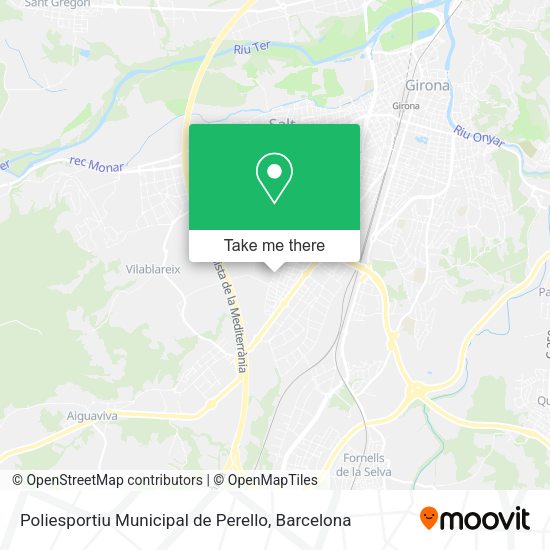 Poliesportiu Municipal de Perello map