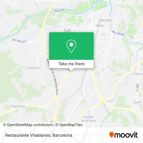 Restaurante Vilablareix map