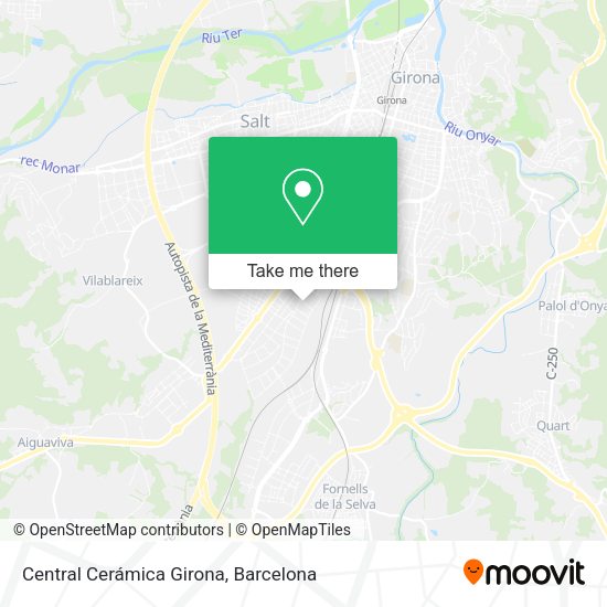 Central Cerámica Girona map