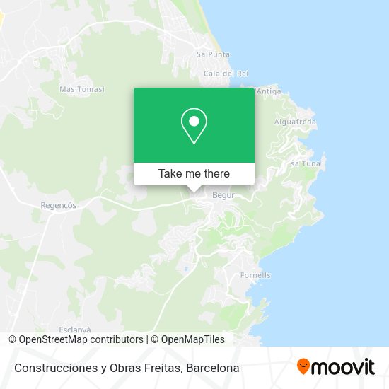 Construcciones y Obras Freitas map