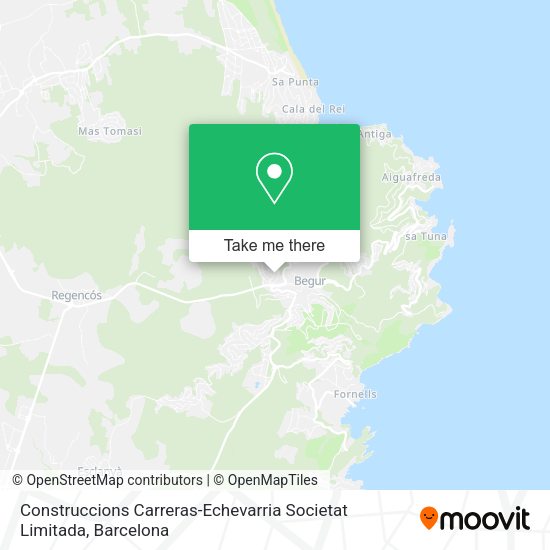 Construccions Carreras-Echevarria Societat Limitada map