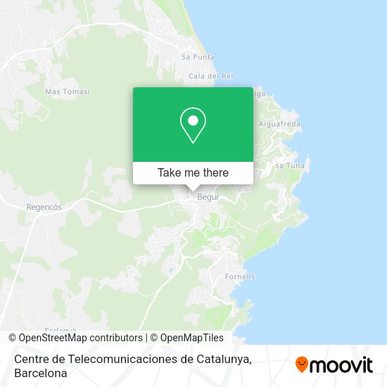 Centre de Telecomunicaciones de Catalunya map