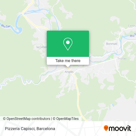 Pizzería Capisci map