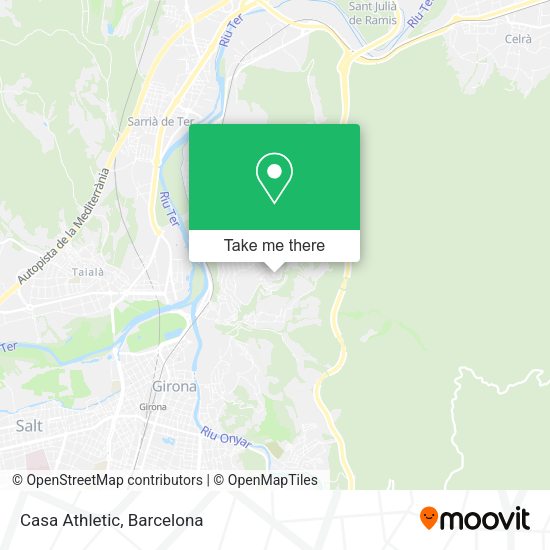 Casa Athletic map