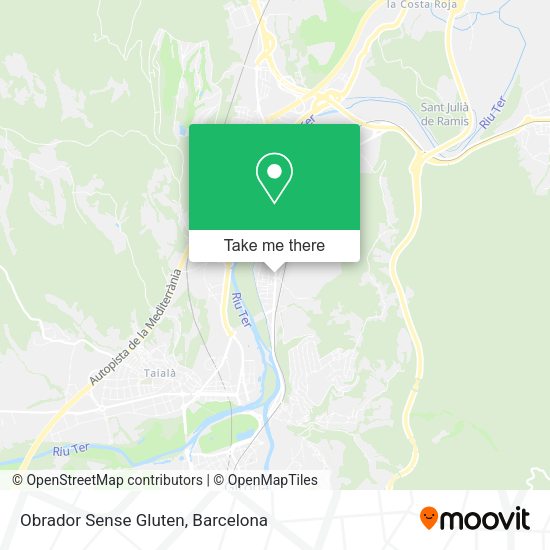Obrador Sense Gluten map